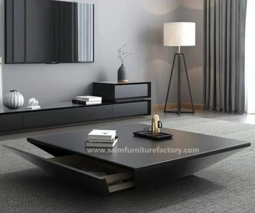 black coffee table