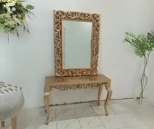 Wall Mirror With Console Table