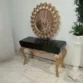 classic console table with mirror