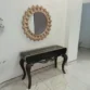 classic console table with mirror